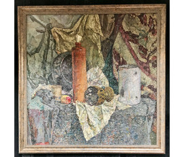 Сулковский В.Я "Натюрморт", холст, масло. Размер 75х75 см. №1227