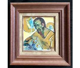 Фото: Кищенко А.М. "Апостол" (42/44 см с рамой), 1996 год - Артикул №1633