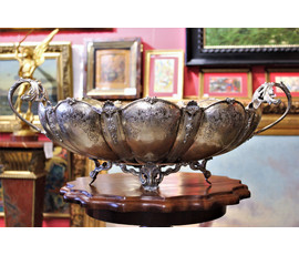 Фото: Фруктовница. Италия, Peruzzi silver, XIX век. № 1 - Артикул №1