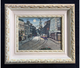 Фото: Каплан Самуил Соломонович (1928 г.р., Баку) "Пейзаж с луноходом", 1975 год - Артикул №634