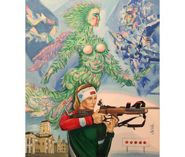 Зайцев Ю.К. (ЗЮК) "Дарья Домрачева", 2015 г. №683