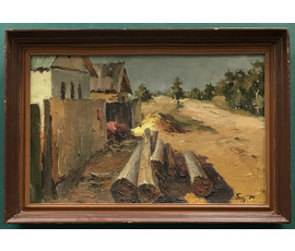 Баранов В.И. "Окраина д. Светочь", 1974 г. №758 Нет в наличии!