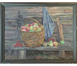 Фото: Лихоненко Н.И. "Корзина с яблоками", 2009 г. - Артикул №784