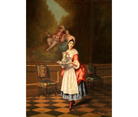 Paulis Paul. "ШОКОЛАДНИЦА". Франция, 1878 год №101 НЕТ В НАЛИЧИИ