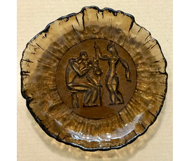 Мурахвер В. Блюдо "Стеклодувы" 1960-е гг.