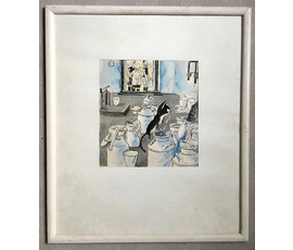 Романов С.Г. Иллюстрация к журналу "Вожык", 1950-е гг. №1137