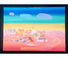 Бущик Н.В. "Альбярцiн", 2021 год; 50/70 см №1854