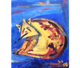 Картина "Кот". Белорусский авангард. 1999г. №231
