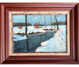 Картина"Быстрый ручей". Nagel Wilhelm (1866-1945); Германия. 1910 год. №317
