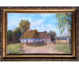 Картина "Хуторок". J.Zakrzewski. Польша. №327