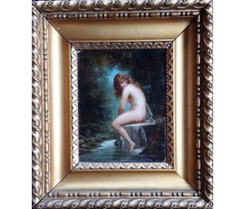 Картина "Купальщица". Francesco BRINATI №331