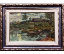 Картина "Ждановичи". Е. Красовский 1974г. №352