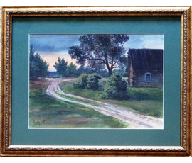 Картина "Беларусские дорожки". Г.Витковский. 1968 год. №383 НЕТ В НАЛИЧИИ