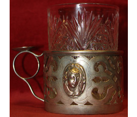 Подстаканник в стиле Ампир (84) Россия до 1900 года. Высота 5.5 см. №56