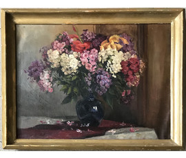 Бржозовский Генрих Францевич. "Флоксы". 1958 г. 60х80см. № 1881 Нет в наличии!