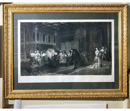 Francois Gerard. Гравюра "MAZARIN", XIX в. №558