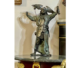 Фото: Минко В.М. Каталожная скульптура "Герольд",2011г. Бронза. Высота 49 см. № 2957 - Артикул №2957
