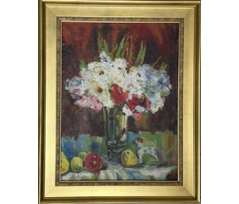 Кулеш Н.П "Наюрморт", 1992г. Холст, масло. Размер 35х45,5 см. № 3289