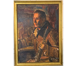 Фото: Иван Рей (I.Рэй) "Партизан" (этюд к каталожной работе "Дзякуй мацi"), 1974 год - Артикул №1413