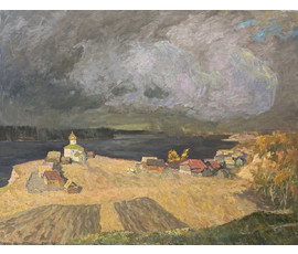 Козловский А.С "Мая Радзіма", 1970-1980 г.г Холст, масло. Размер 92х118 см. № 3756