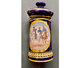 Чайница, фарфор. Париж.Франция,1807 г. Начало 19 века. Подпись художника. Высота 27 см. № 3026