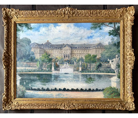 Луиджи Премацци. Холст, масло. Размер с родной рамой 82х105,5 см. № 4031