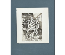 Фото: Кашкуревич А.М "Мефистофель". Офорт. 2003г. Размер 28,5х32 см. № 3495 - Артикул №3495