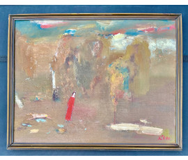 Фото: Костючкенко В.К "Осенний день", 1996г. Холст, масло. Размер 50х64,5 см. № 2857 - Артикул №2857