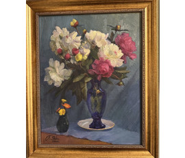 Явич П.М. (ученик Пэна Ю.М.) "Пионы". Витебск, 2001 год. №1274
