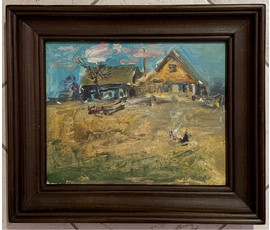 Юзвук В.С. Картон, масло. Размер 18х24 см. № 2624
