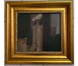 Андрукович К.Н "Бездна", 1994г. Холст, масло. Размер 27х25 см. № 2222