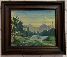 Юзвук В.С. Картон, масло. Размер 19х23,5 см. № 2627