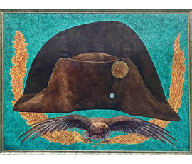 Каталожный Почицкий В.В (dr.Klein Доктор Кляйн) "Шляпа Наполеона", 2011г. Холст, масло. Размер 110х150 см. № 3008