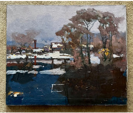 Дорошевич Ф.И. Пейзаж. Холст, масло. Размер 55х65,5 см. № 2601