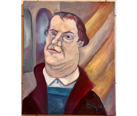 Фото: Акулов В.И "Мартин Лютер", 2010г. Холст, масло. Размер 40,5х50,5 см. № 2861 - Артикул №2861