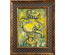 Акулов В.И. Авангард. Из серии "Самовары", 2010г. Холст, масло. Размер 30,5х40,5 см. №2860