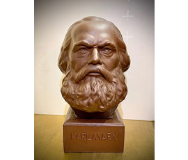 "Карл Маркс, бюст. Фарфор, Мейсен. Германия. 20 век. Высота 14см. № 3004