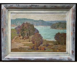 Маслеников П.В "Осень.Вяча",1979г. Холст, масло. Размер с рамой 68х87 см. № 3681