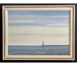 Шкарубо В.Ф "Маяк.Сочи", 2007г. Холст, масло. Размер с родной рамой 60х80 см. № 3583