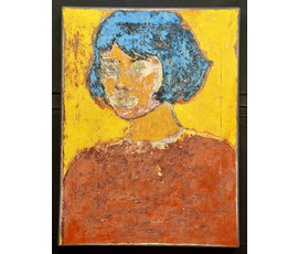 Лисовский А.С "Мальвина", холст, акрил. Размер 40х30 см. № 3876