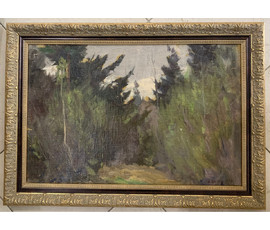 Дучиц Н.В Беларусь, 1958г. Холст, картон, масло. Размер 37,5х57 см. № 2540