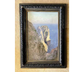 Фото: Сейтгоф П.С. (1852-1916) "Симеиз. Скалы Монах и Дива". Холст, масло. Подпись художника. Размер 123х78 см. № 2613 - Артикул №2613