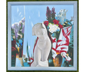 Щемелёв Л.Д. Каталожная работа "Вясна", 2006 г. Холст, масло. Размер с родной рамой 110х110 см. № 4073
