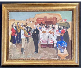 Картина "Эскиз картины "Дажынкі" Свентоховский П.В. №144