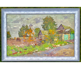 Крот М.Ф. "Пасмурный день". Холст. Масло. 2021 год. № 2293