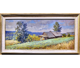 Белайчук А.В "Солнечное лето", 2022г. Холст, масло. Размер 40х90 см. № 2312