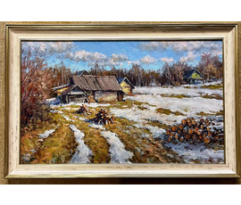 Белайчук А.В "Весенний день" 2021г. Холст, масло. Размер 50х80 см. № 1944