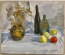 Шарипо П.П. "Восеньскі нацюрморт", 2006г. Холст, масло. Размер 55х66 см. № 2100