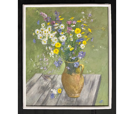 Шарипо П.П. "Кветкі" 2004г. Холст, масло. Размер 50х60 см. № 2101