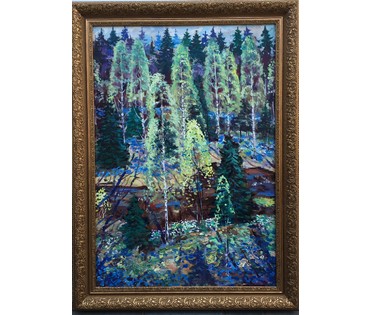Андросов В. - "Весна в лесу" 1991 г. НЕТ В НАЛИЧИИ (артикул №546) - фото №1